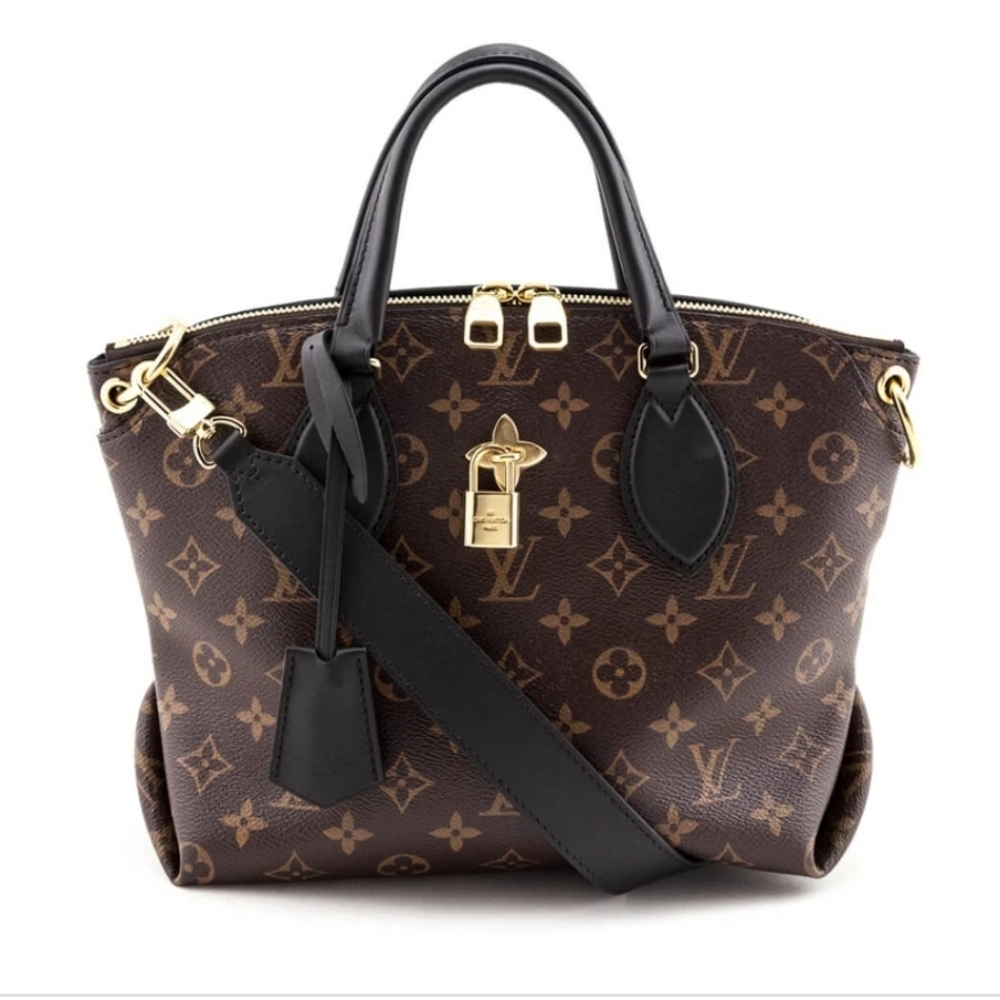 Louis Vuitton Monogram Flower-Zipped PM Tote Bag